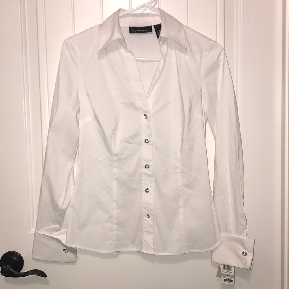 New White Button Down Shirt